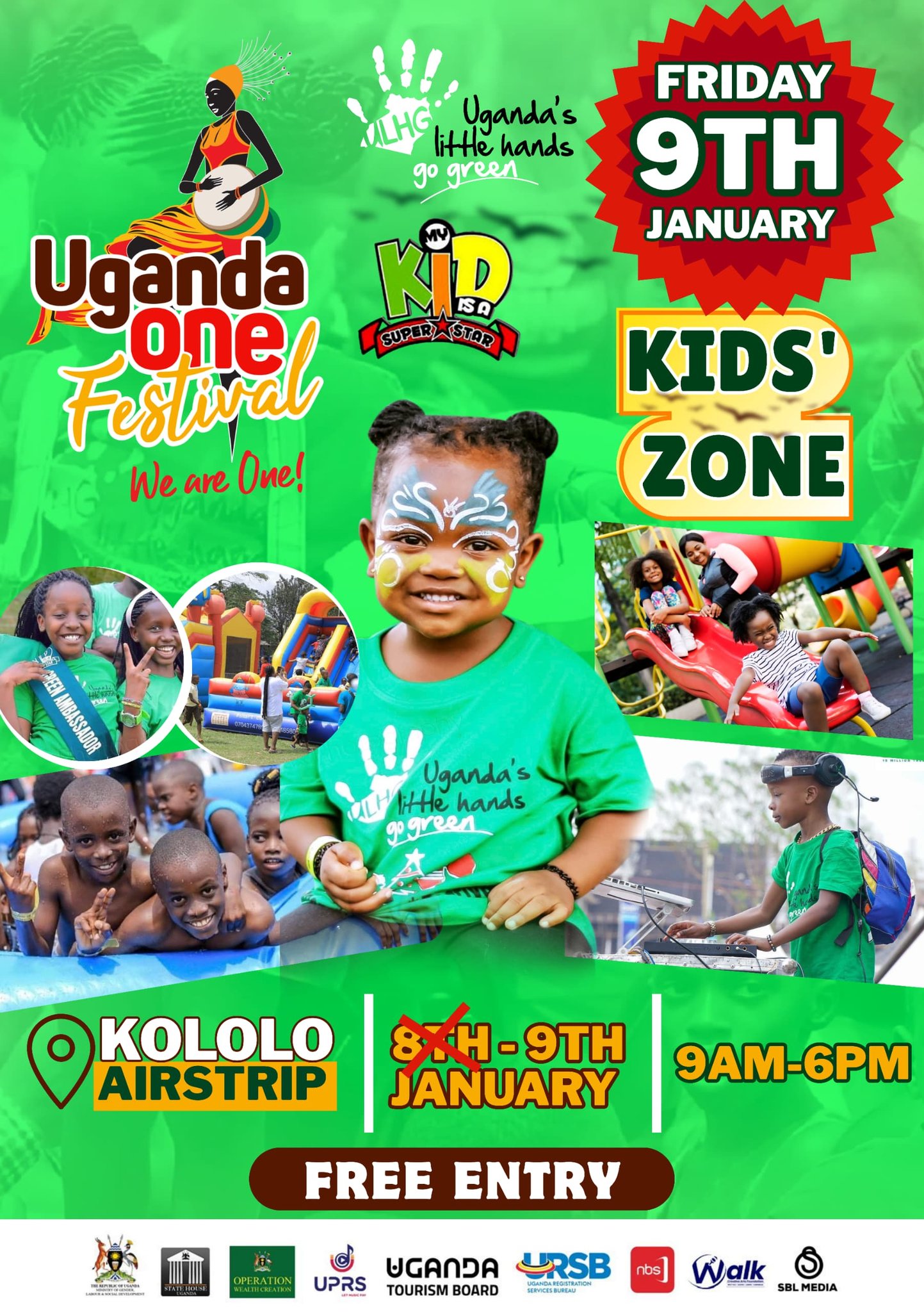Uganda One Festival 2026 poster